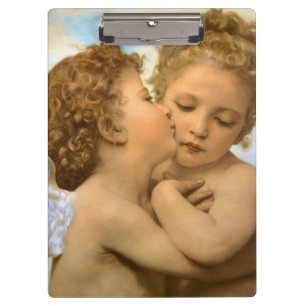 Porte-bloc First Kiss (détail d'ange) par Bouguereau