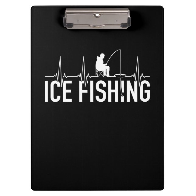 Porte-bloc Fisher Ice Fishing Hearbeat (Devant)