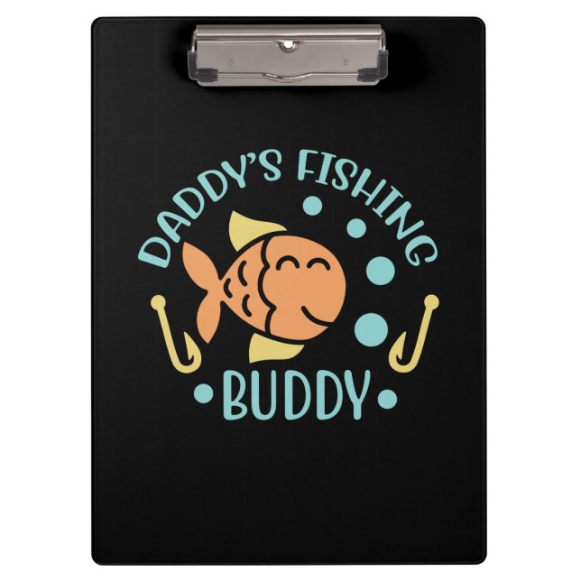 Porte-bloc Fishing Art Daddy Amis de pêche (Devant)