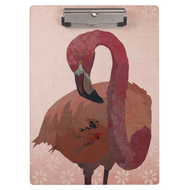 PORTE-BLOC FLAMANT ROSE (Devant)