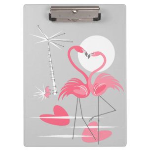 Porte-bloc Flamant rose Love porte - bloc