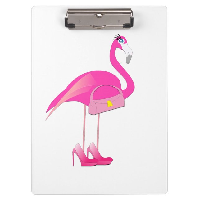 Porte-bloc Flamant rose rose - Porte - bloc (Devant)