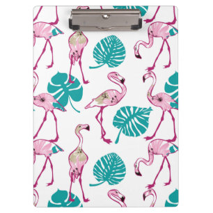 Porte-bloc Flamants roses roses