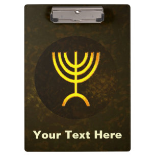 Porte-bloc Flamme de Menorah