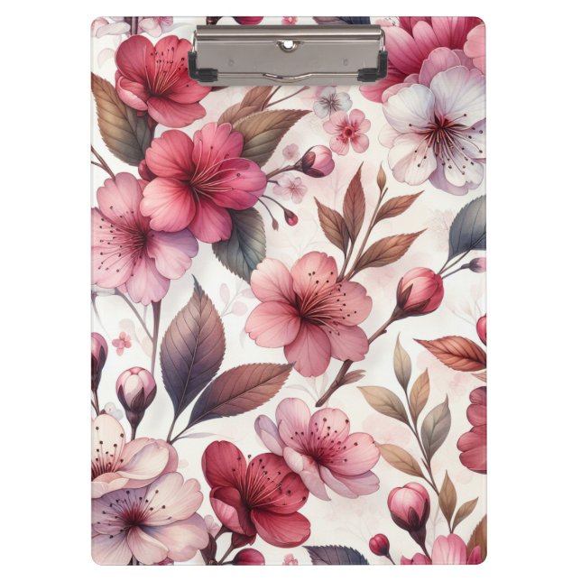 Porte-bloc Fleur de Cerisier (Devant)