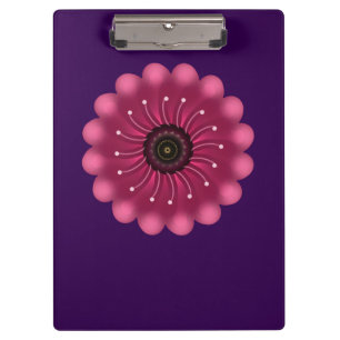 Porte-bloc Fleur de fantaisie rose lumineuse   Floral néon ab
