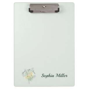 Porte-bloc Fleur de naissance personnalisée Tableau floral pe