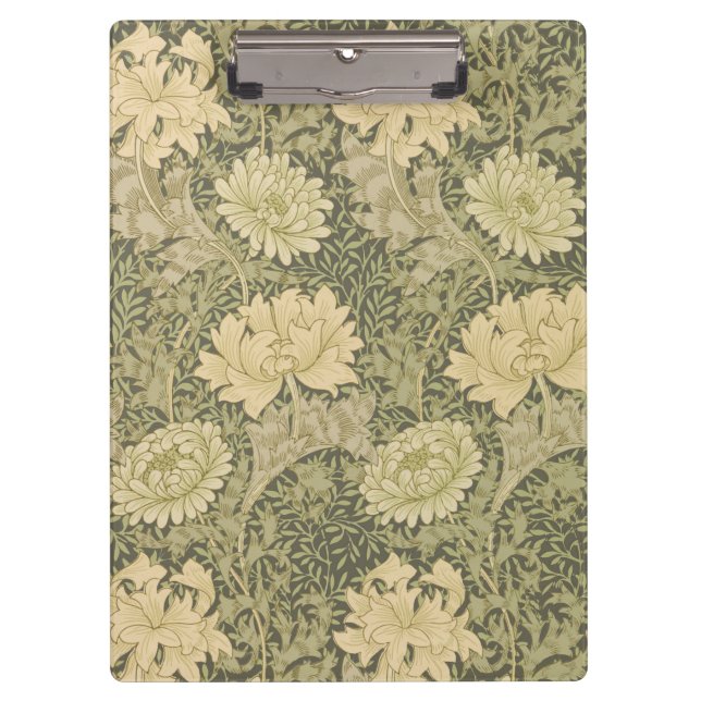 Porte-bloc Fleur de Sauge Chrysanthème de William Morris (Devant)