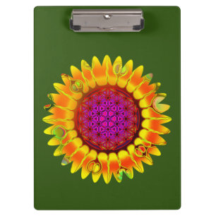 Porte-bloc Fleur de Vie - Fleur Géométrique 4