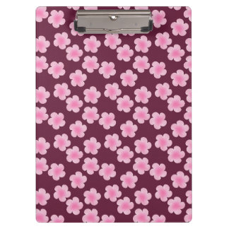 Porte-bloc Fleur Frangipani rose Motif sans couture