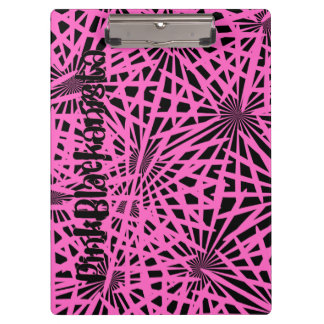 Porte-bloc fleur pinkblackanista