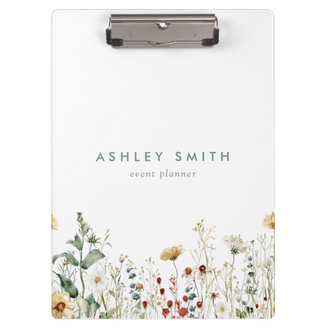 Porte-bloc Fleur sauvage d'été (Devant)