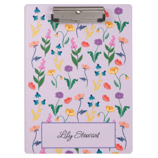 Porte-bloc Fleur sauvage Lavender Porte - bloc personnalisé