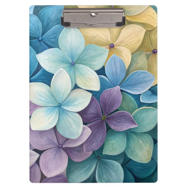Porte-bloc Fleurs colorées naturelles  (Devant)