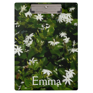 Porte-bloc Fleurs de jasmin Botanique tropicale florale