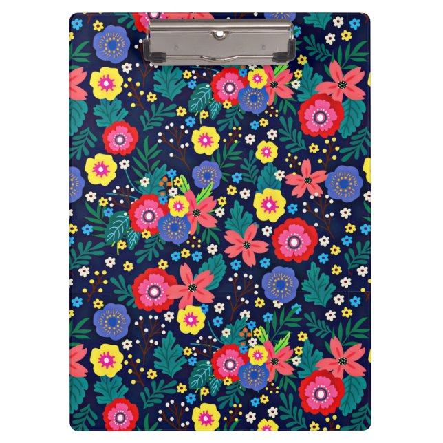 Porte-bloc Fleurs Décoratives Et Feuille Motif-48675 (Devant)