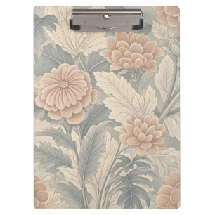 Porte-bloc Fleurs élégantes vintage délicates et douces