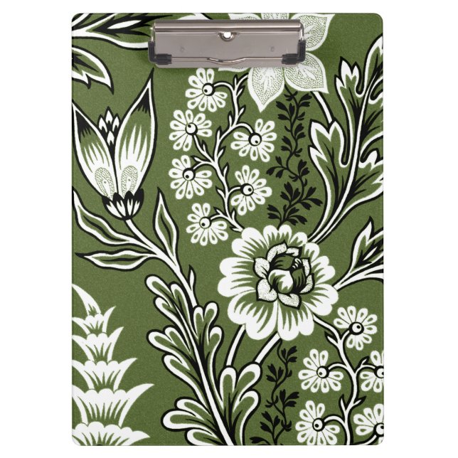 Porte-bloc Fleurs Fantastiques (Olive) Beaux-Arts (Devant)
