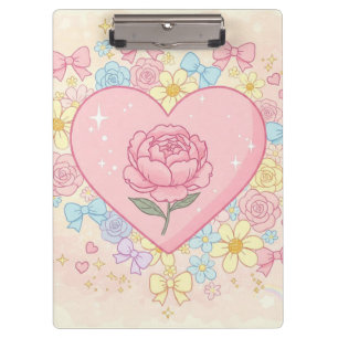 Porte-bloc Fleurs florissantes dans le coeur... par Natasha U