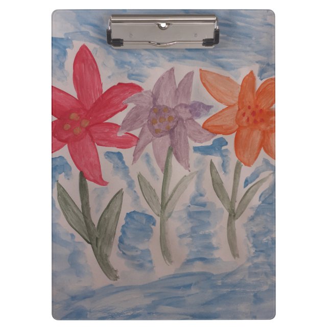 Porte-bloc Fleurs Lily (Devant)