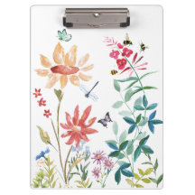 Fleurs sauvages aquarelle