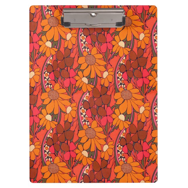 Porte-bloc Fleurs Super tombées (Devant)