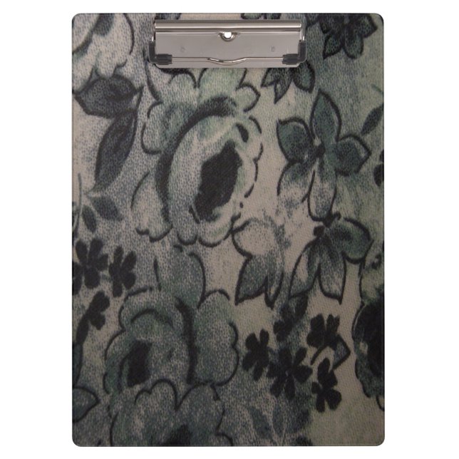 PORTE-BLOC FLEURS VERTES (Devant)