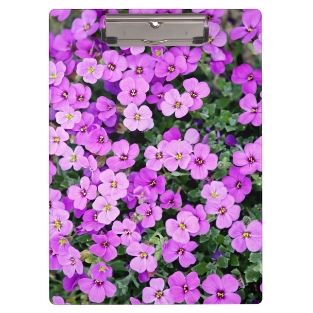 Porte-bloc Fleurs Violettes (Devant)