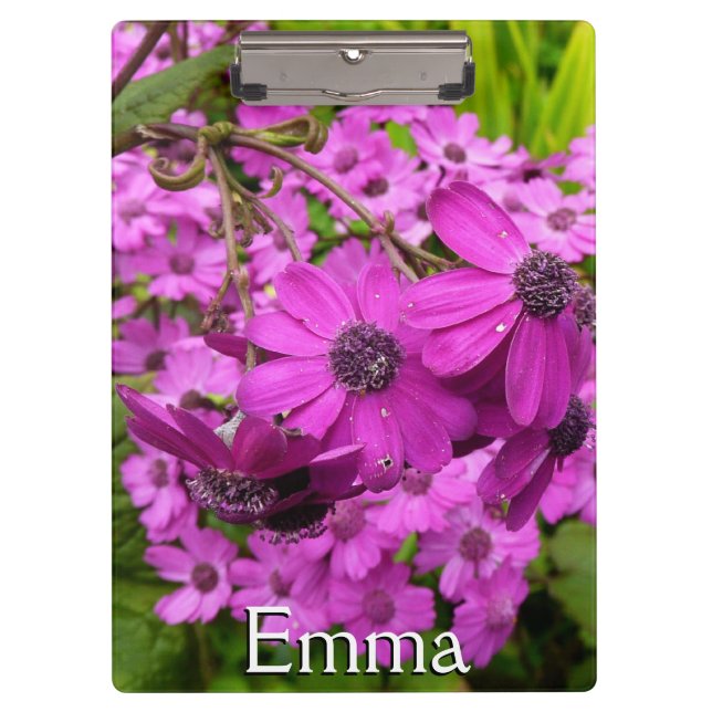 Porte-bloc Fleurs violettes de San Francisco (Devant)