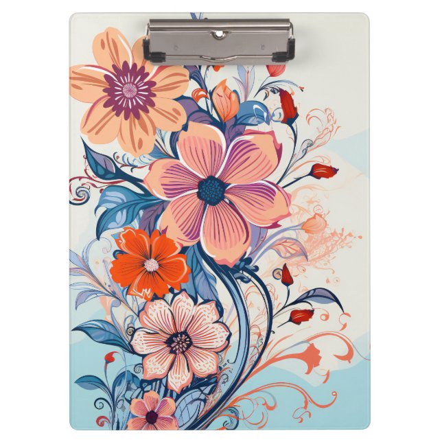 Porte-bloc Floral (Devant)
