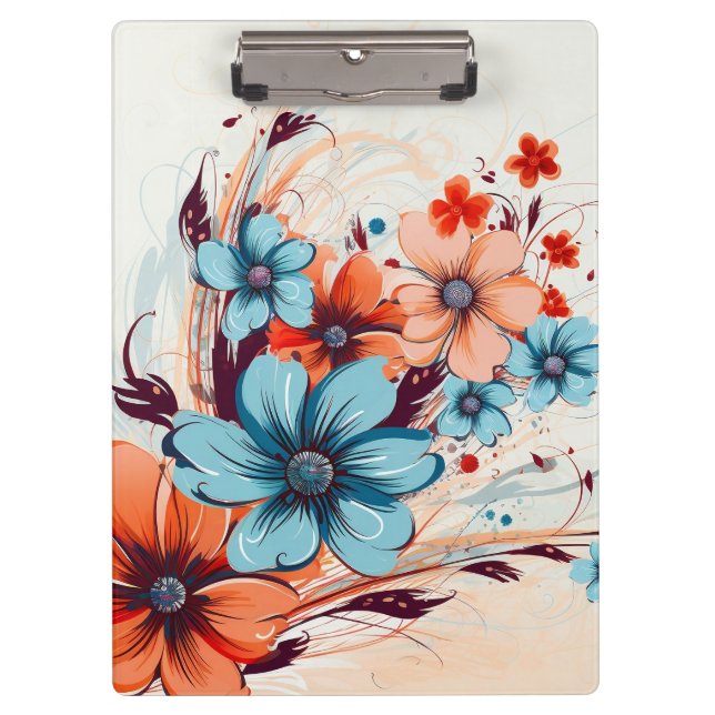 Porte-bloc Floral (Devant)