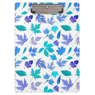 Porte-bloc Floral Blue Flowers Design Motif-36566