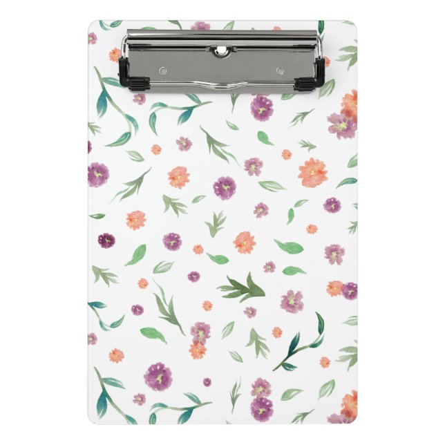Porte-bloc Floral Mini Porte - bloc pour maman | Cadeau de bu (Devant)