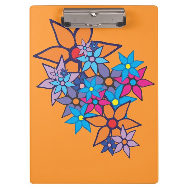 Porte-bloc Floral Pattern Pop art #4 (Devant)