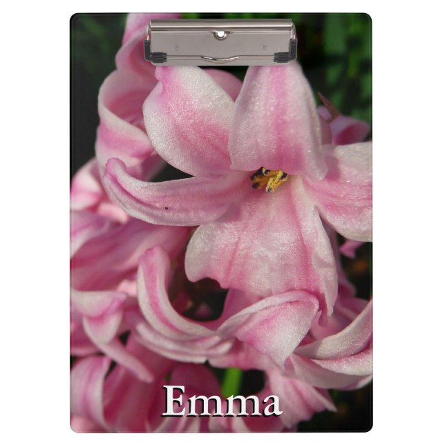 Porte-bloc Floral Pink Hyacinth (Devant)
