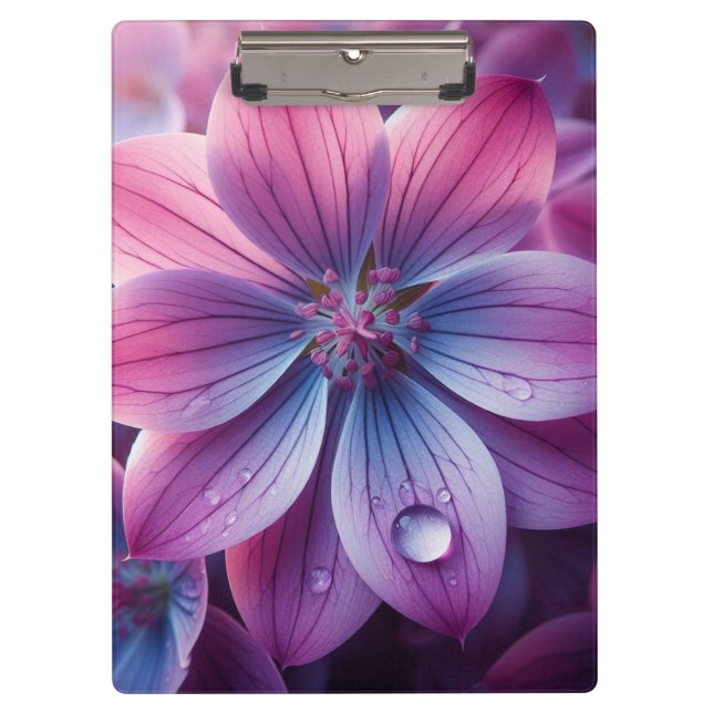 Porte-bloc Floral rose et violet Lilac (Devant)