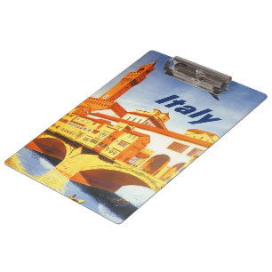 Porte-bloc Florence Italie Pont Vecchio Vintage Voyage