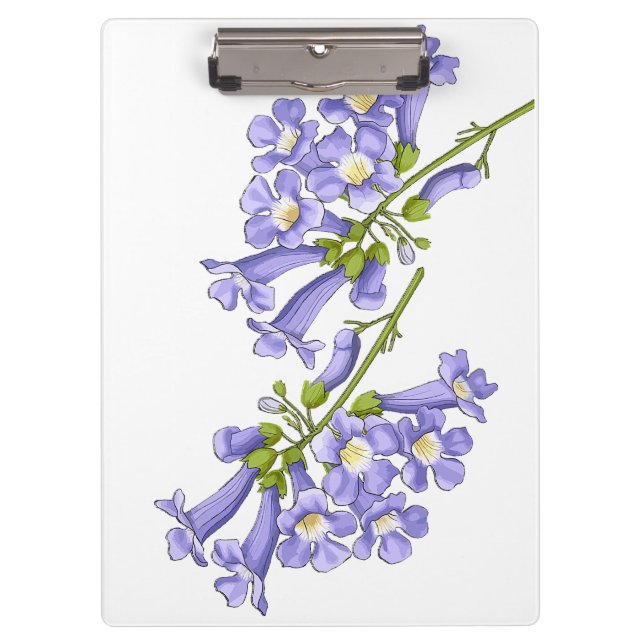 Porte-bloc Flores do Brasil jacaranda (Devant)