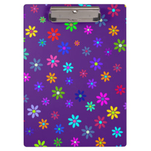 Porte-bloc Flower Power Douche - motif coloré 1