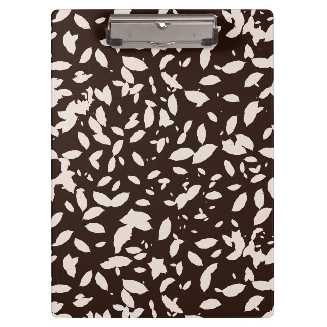 Porte-bloc Flux d'automne noir et blanc (Devant)