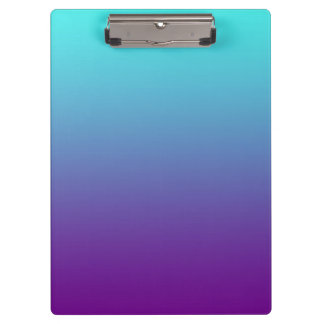 Porte-bloc Fond dégradé simple bleu turquoise violet