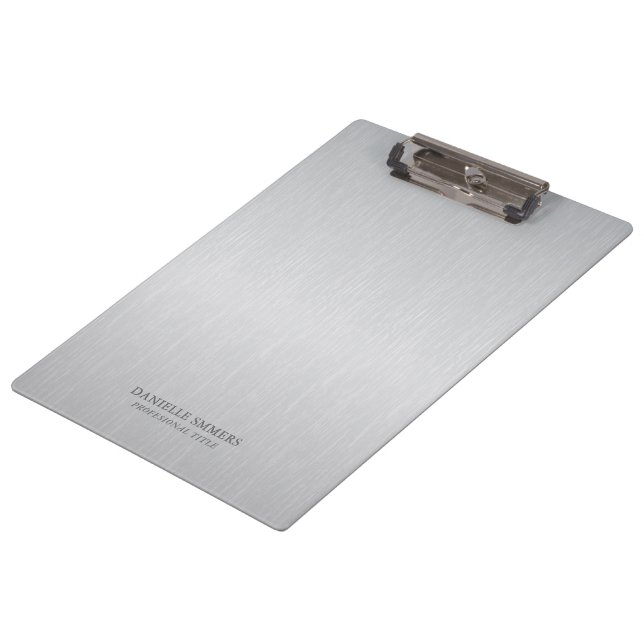 Porte-bloc Fond gris clair personnalisé  (Incliné)
