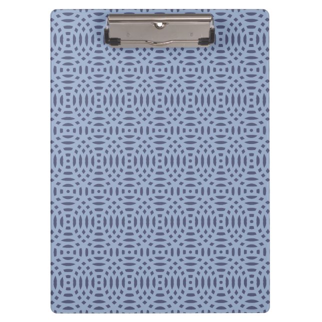 Porte-bloc formes circulaires motif transparent (Devant)