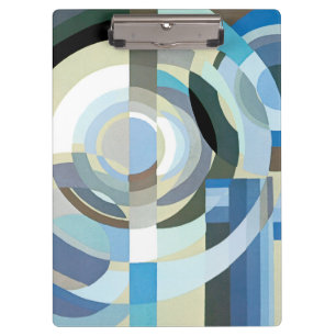 Porte-bloc Formes géométriques Art Déco Pochoir Jazz vintage