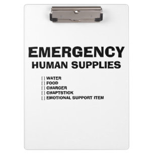Porte-bloc Fournitures Humaines d'Urgence