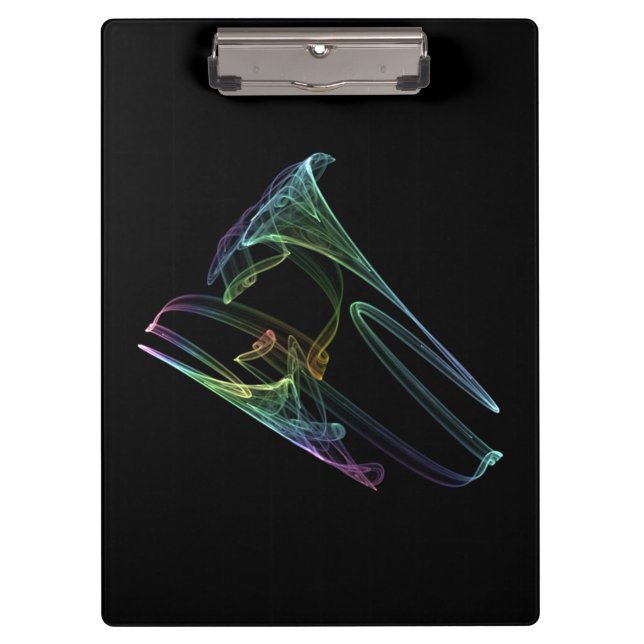 Porte-bloc Fractale de trompette (Devant)