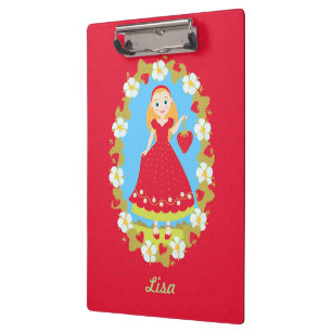 Porte-bloc Fraise Fête d'anniversaire fille