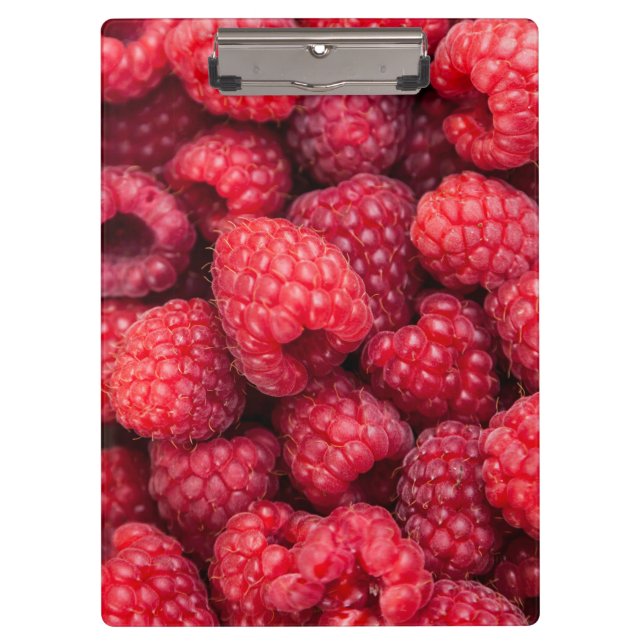 Porte-bloc Framboises rouges fraîches (Devant)