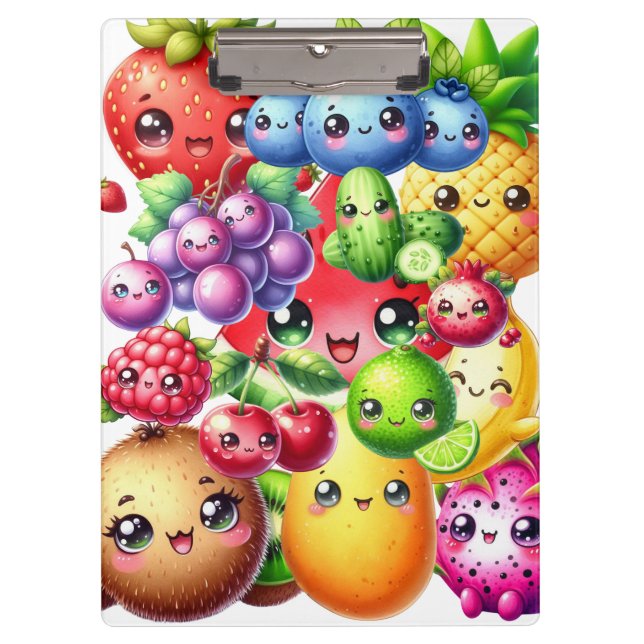 Porte-bloc Fruit heureux (Devant)