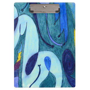 Porte-bloc Fumes bleues